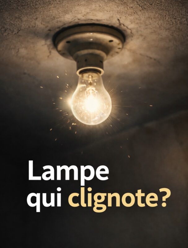 Lumière qui clignote : d’où ça vient