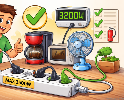 rallonge électrique sécurité